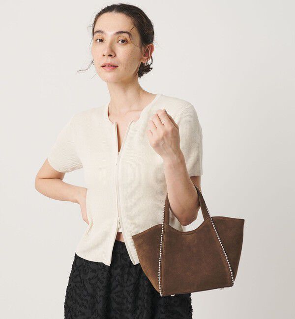 BEAUTY&YOUTH UNITED ARROWS「スエードライク ボールチェーン 2WAY ミニ トートバッグ」|トートバッグ|