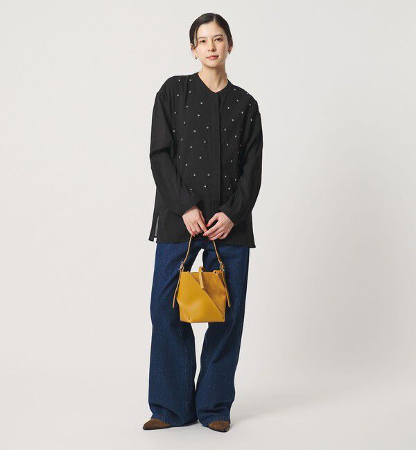 BEAUTY&YOUTH UNITED ARROWS「コットンクレープ ビーズ エンブロイダリー シャツ」|シャツ・ブラウス|