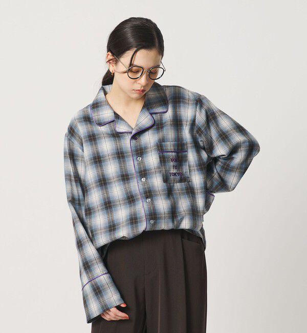 BEAUTY&YOUTH UNITED ARROWS「【別注】＜TOKI＞チェック オープンカラー シャツ」|シャツ・ブラウス|