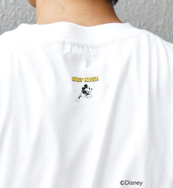 SHIPS any「SHIPS any: /ミッキーマウス/ サイン & ポージング Tシャツ◇」|Tシャツ・カットソー|