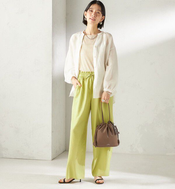 SHIPS for women「《一部予約》【WEB限定】George Cinq: DRAWSTRING BAG（S）」|ショルダー・メッセンジャー|