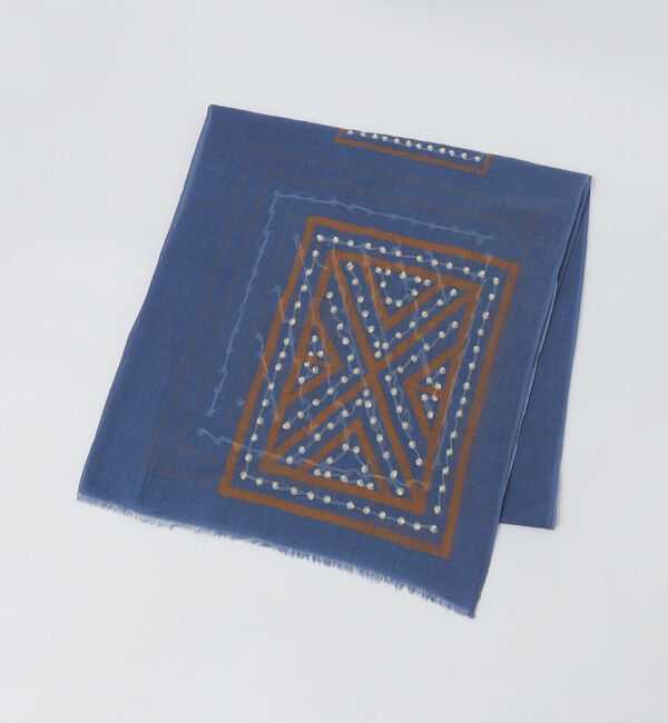 SHIPS「MARCEL LASSANCE: COTTON HAND EMBROIDERY STOLE」|ストール|