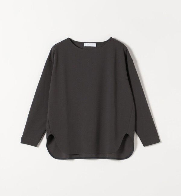 quaranciel「《予約》quaranciel:〈洗濯機可能〉カットジョーゼット ラウンドヘム ルーズ プルオーバー」|Tシャツ・カットソー|