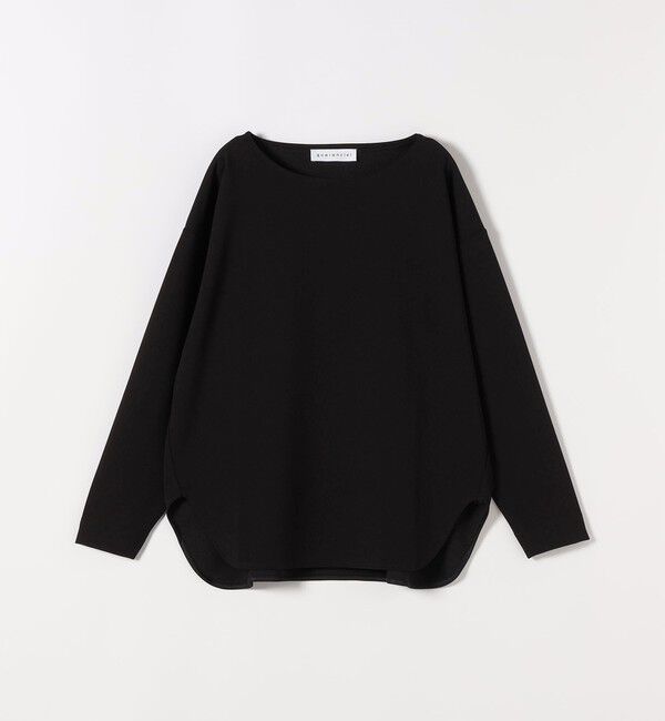 quaranciel「《予約》quaranciel:〈洗濯機可能〉カットジョーゼット ラウンドヘム ルーズ プルオーバー」|Tシャツ・カットソー|