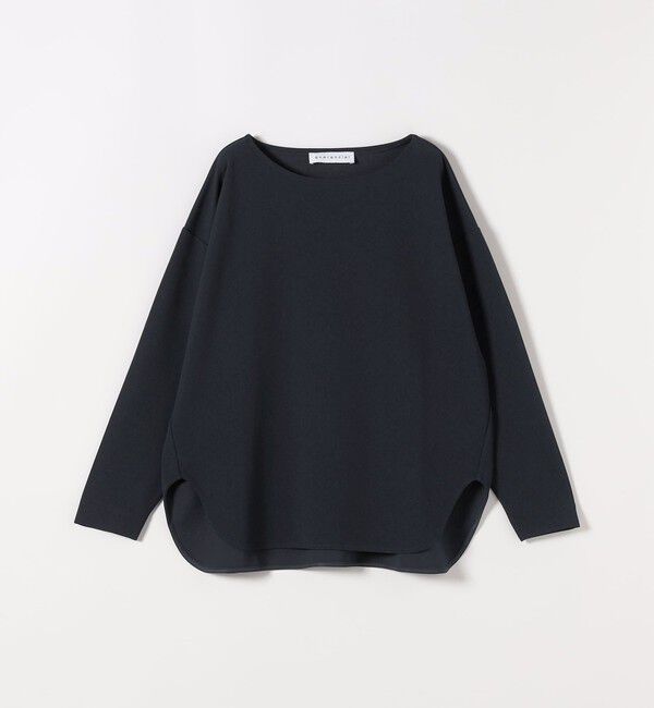 quaranciel「《予約》quaranciel:〈洗濯機可能〉カットジョーゼット ラウンドヘム ルーズ プルオーバー」|Tシャツ・カットソー|