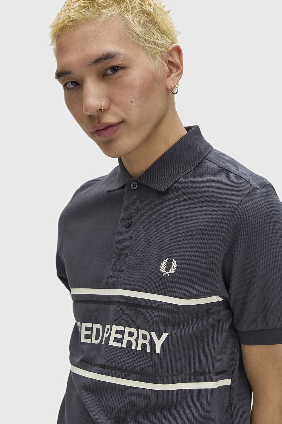 FRED PERRY 「Fred Perry Graphic Polo Shirt／フレッドペリーグラフィックポロシャツ」|ポロシャツ|
