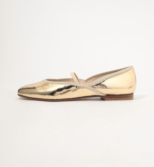 TOMORROWLAND GOODS「【別注】NEBULONI E.  BAND FLAT レザーシューズ」|バレエシューズ|