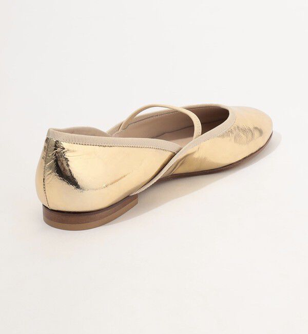 TOMORROWLAND GOODS「【別注】NEBULONI E.  BAND FLAT レザーシューズ」|バレエシューズ|