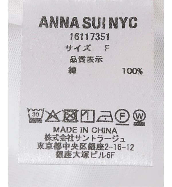 JOINT WORKS「anna sui nyc / アナスイエヌワイシー  メッシュレイヤードロングTシャツ」|Tシャツ・カットソー|