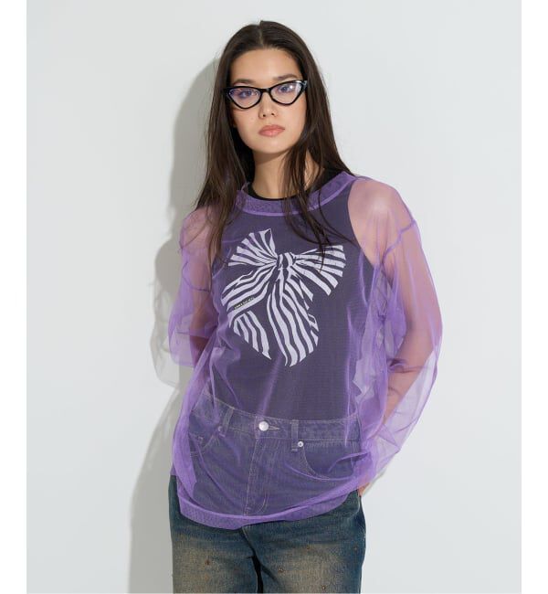 JOINT WORKS「anna sui nyc / アナスイエヌワイシー  メッシュレイヤードロングTシャツ」|Tシャツ・カットソー|