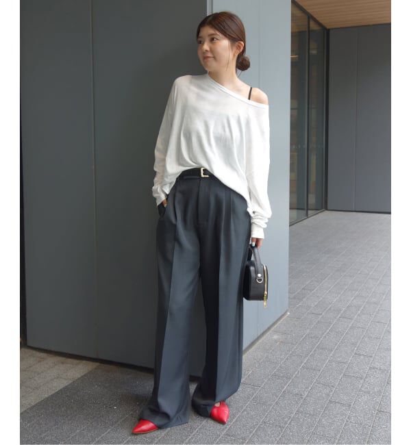 SLOBE IENA「《追加3》miller/ミラー SLOBE別注 シアードルマンロンTEE」|Tシャツ・カットソー|