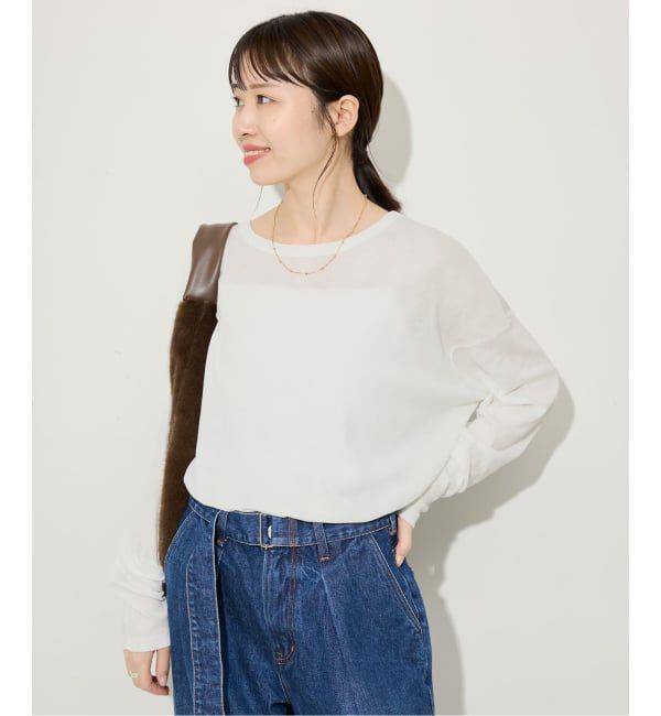 SLOBE IENA「《追加3》miller/ミラー SLOBE別注 シアードルマンロンTEE」|Tシャツ・カットソー|
