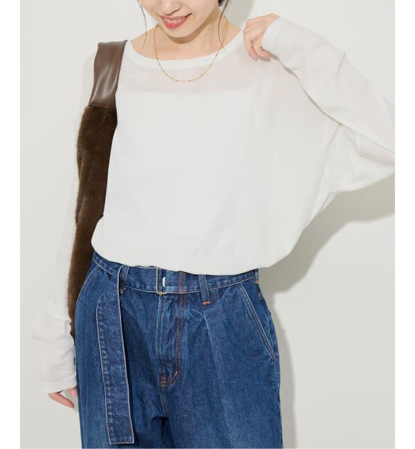 SLOBE IENA「《追加3》miller/ミラー SLOBE別注 シアードルマンロンTEE」|Tシャツ・カットソー|