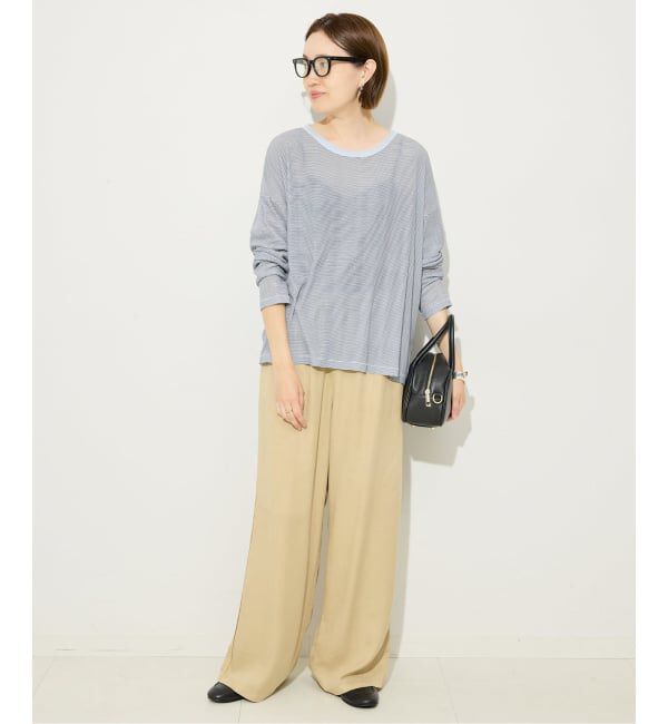 SLOBE IENA「《追加3》miller/ミラー SLOBE別注 シアードルマンロンTEE」|Tシャツ・カットソー|