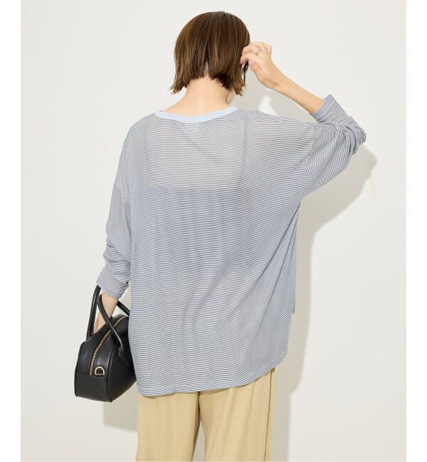 SLOBE IENA「《追加3》miller/ミラー SLOBE別注 シアードルマンロンTEE」|Tシャツ・カットソー|