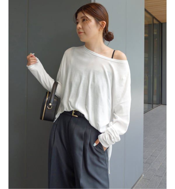 SLOBE IENA「《追加3》miller/ミラー SLOBE別注 シアードルマンロンTEE」|Tシャツ・カットソー|