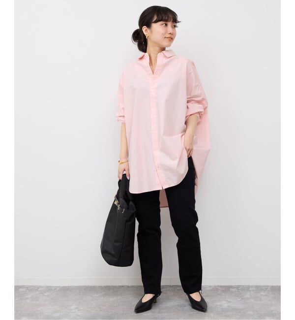 SLOBE IENA「《WEB限定/追加2予約》オーバーサイズシャツ」|シャツ・ブラウス|