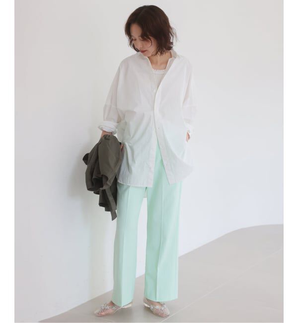 SLOBE IENA「《WEB限定/追加2予約》オーバーサイズシャツ」|シャツ・ブラウス|