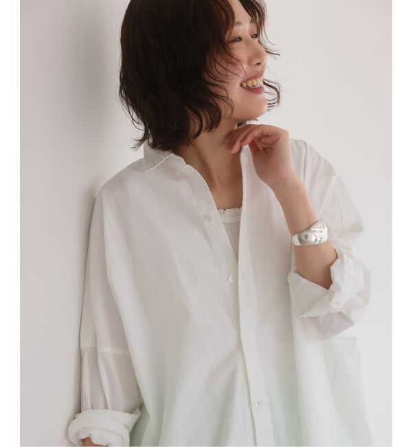 SLOBE IENA「《WEB限定/追加2予約》オーバーサイズシャツ」|シャツ・ブラウス|