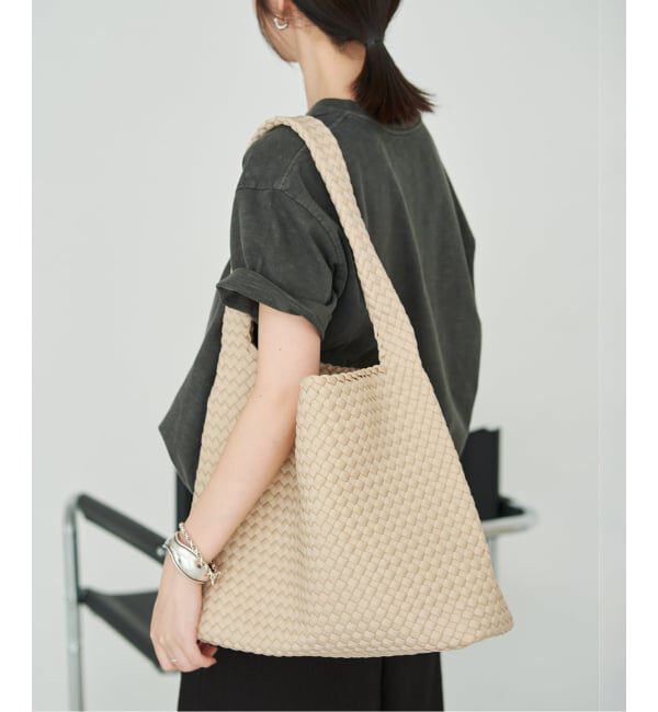 SLOBE IENA「《予約》SLOBE イントレチャートトートバッグL」|トートバッグ|