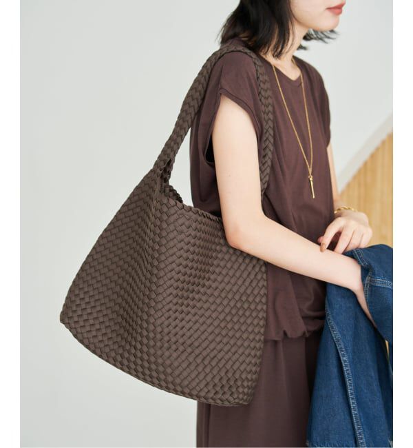 SLOBE IENA「《予約》SLOBE イントレチャートトートバッグL」|トートバッグ|