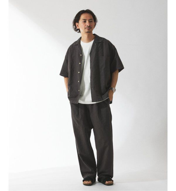 JOURNAL STANDARD relume「ヨーロピアンフラックス ガーメントダイ スクエアイージーパンツ」|その他|