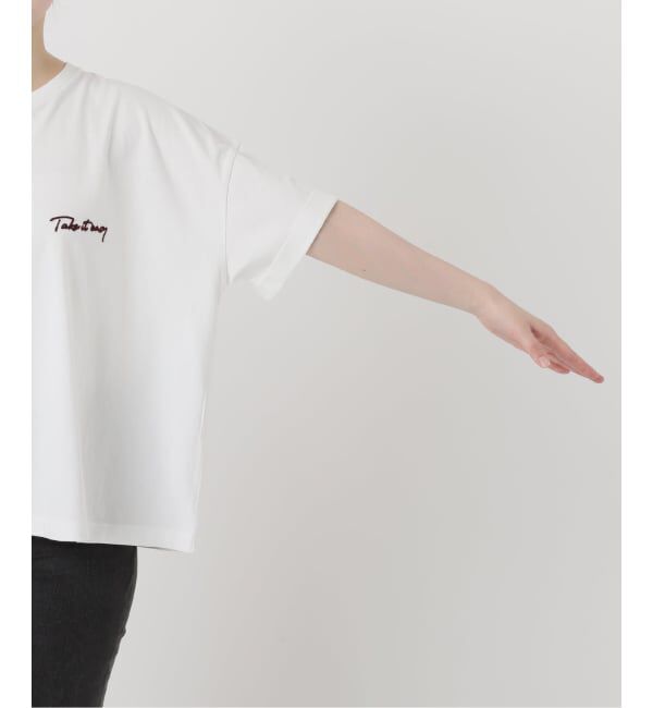 JOURNAL STANDARD relume「《追加》刺繍ロゴハーフスリーブT」|Tシャツ・カットソー|
