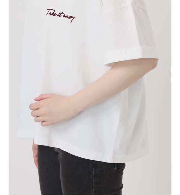 JOURNAL STANDARD relume「《追加》刺繍ロゴハーフスリーブT」|Tシャツ・カットソー|