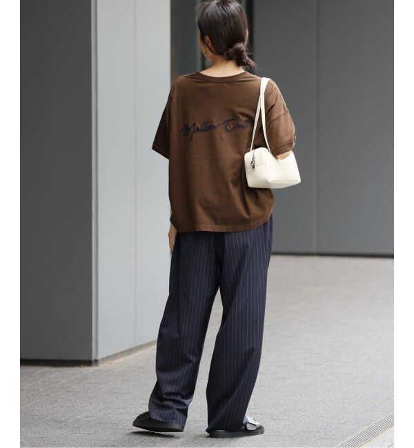 JOURNAL STANDARD relume「《追加》刺繍ロゴハーフスリーブT」|Tシャツ・カットソー|
