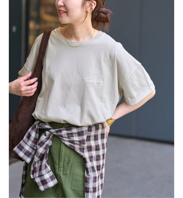 JOURNAL STANDARD relume「《追加》刺繍ロゴハーフスリーブT」|Tシャツ・カットソー|
