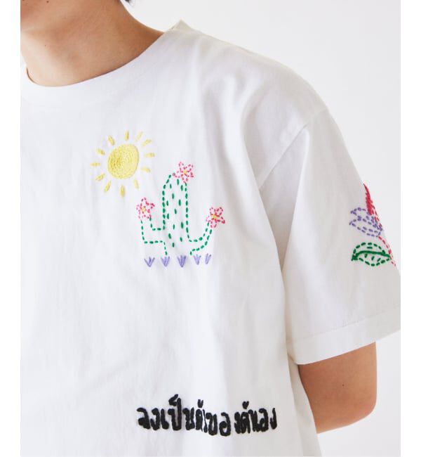 JOURNAL STANDARD relume「タイランド ハンドステッチ 刺繍 Tシャツ」|Tシャツ・カットソー|