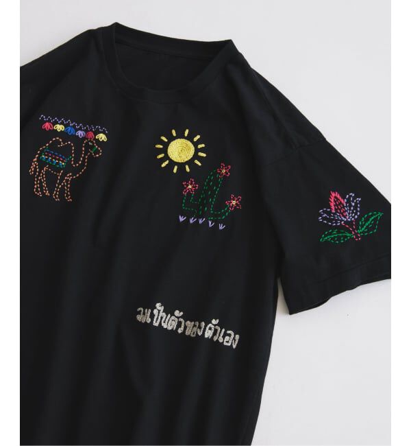 JOURNAL STANDARD relume「タイランド ハンドステッチ 刺繍 Tシャツ」|Tシャツ・カットソー|