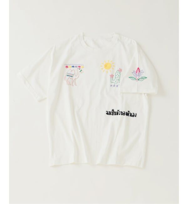 JOURNAL STANDARD relume「タイランド ハンドステッチ 刺繍 Tシャツ」|Tシャツ・カットソー|