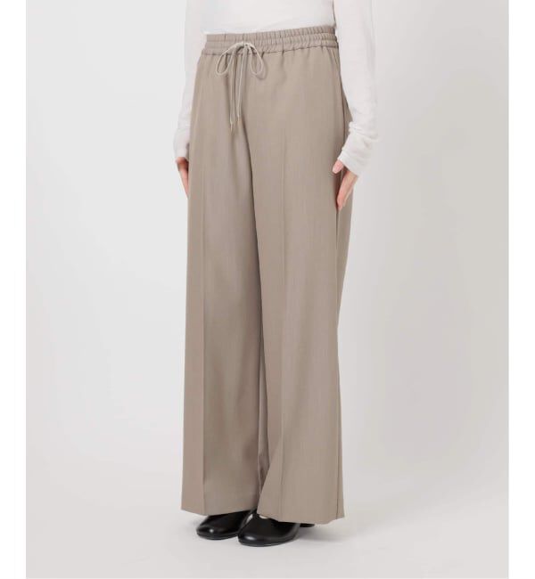 Spick and Span「《34サイズ登場 / 追加予約》P/Wイージースラックスパンツ」|スラックス|