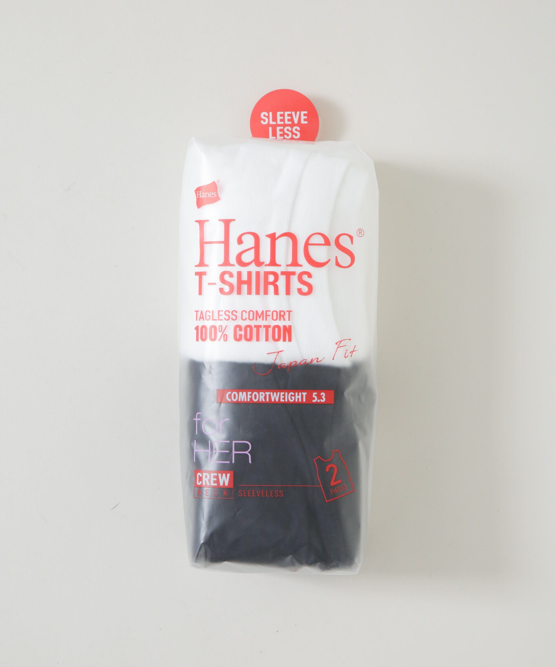 NANO universe「Hanes/2P JapanFit for HER スリーブレスTシャツ」|Tシャツ・カットソー|アソート1