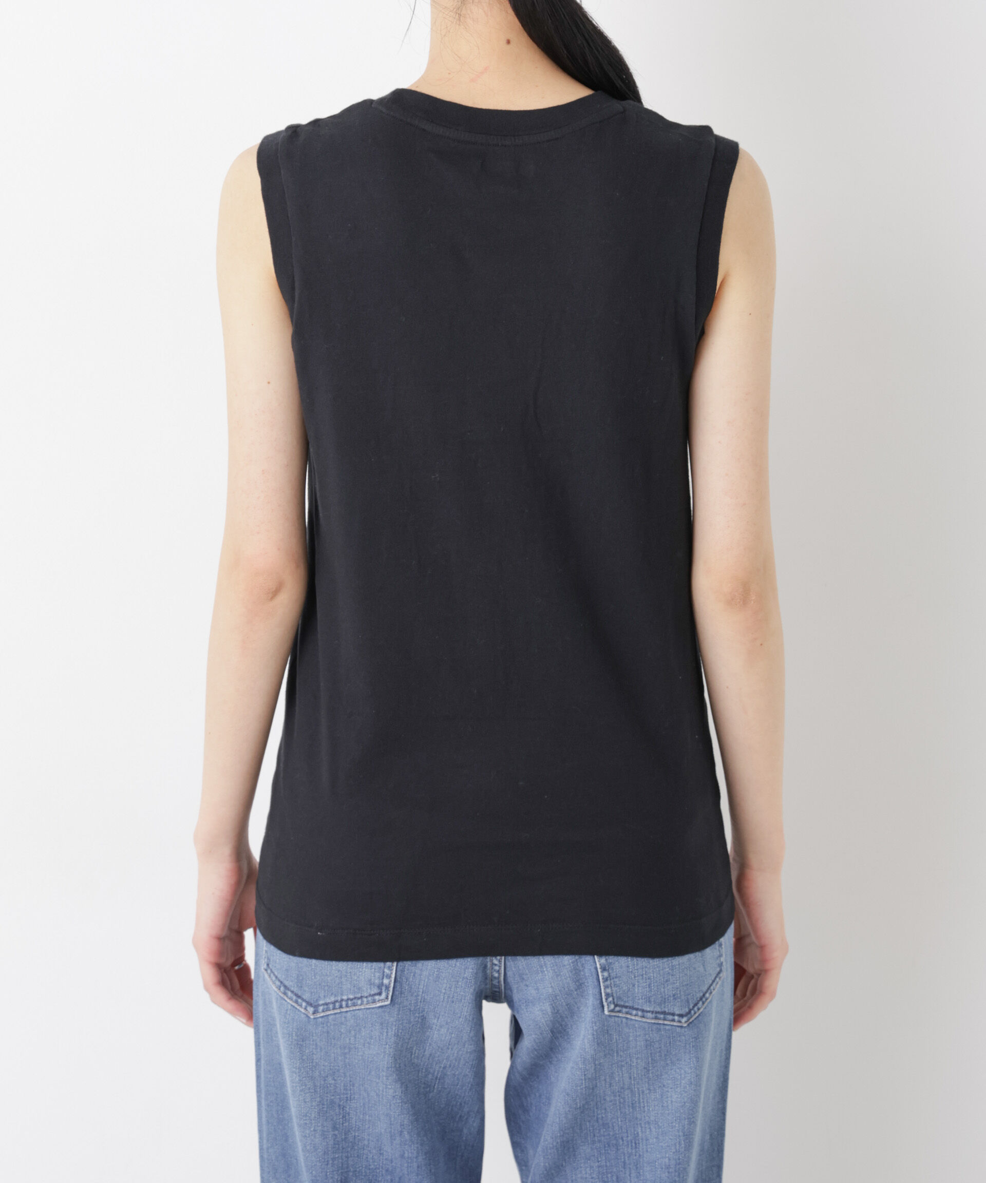 NANO universe「Hanes/2P JapanFit for HER スリーブレスTシャツ」|Tシャツ・カットソー|
