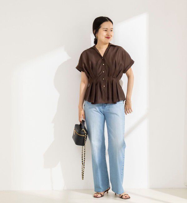 Rie Miller「【追加】《5サイズ展開》【RM denim】センタープレスデニム」|デニム|