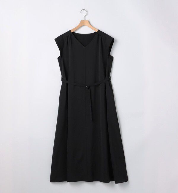 NOLLEY'S「《UVカット》ウォッシャブルVネックギャザーワンピース」|ワンピース|