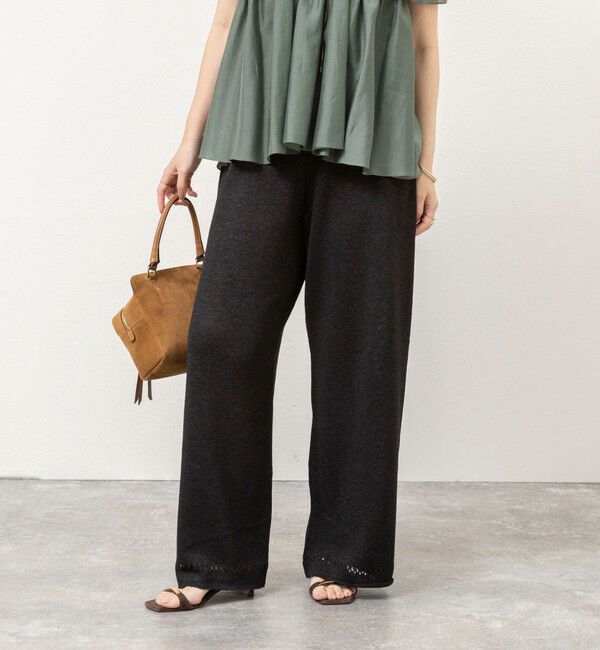 NOLLEY'S sophi「《セットアップ対応》【WALANCE/ワランス】paper knit パンツ」|その他|