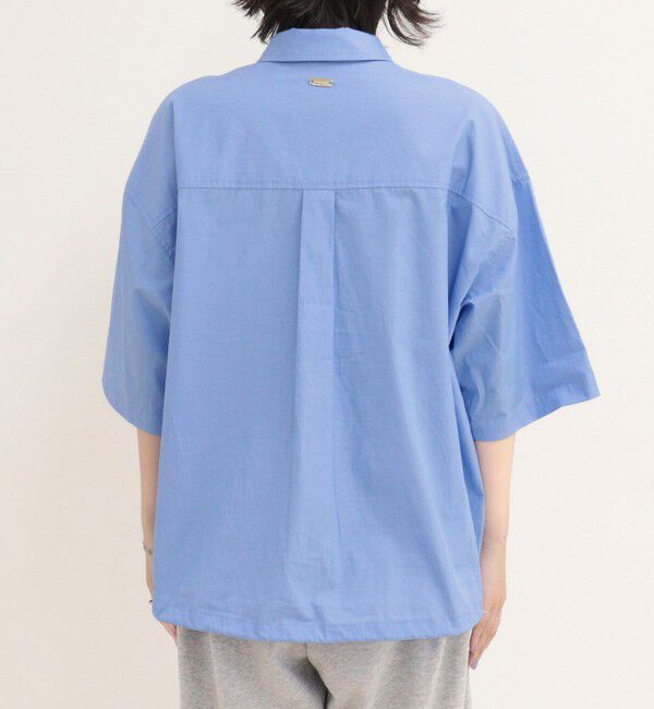fredy emue「【人気につき半袖Ver.で再登場】汗染み軽減加工COTTON半袖シャツブルゾン」|シャツ・ブラウス|