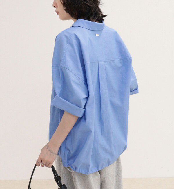 fredy emue「【人気につき半袖Ver.で再登場】汗染み軽減加工COTTON半袖シャツブルゾン」|シャツ・ブラウス|