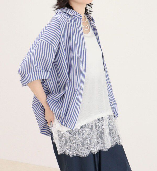 fredy emue「【人気につき半袖Ver.で再登場】汗染み軽減加工COTTON半袖シャツブルゾン」|シャツ・ブラウス|