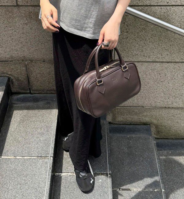 fredy emue「FR横長レザーボストンバッグ」|ボストンバッグ|