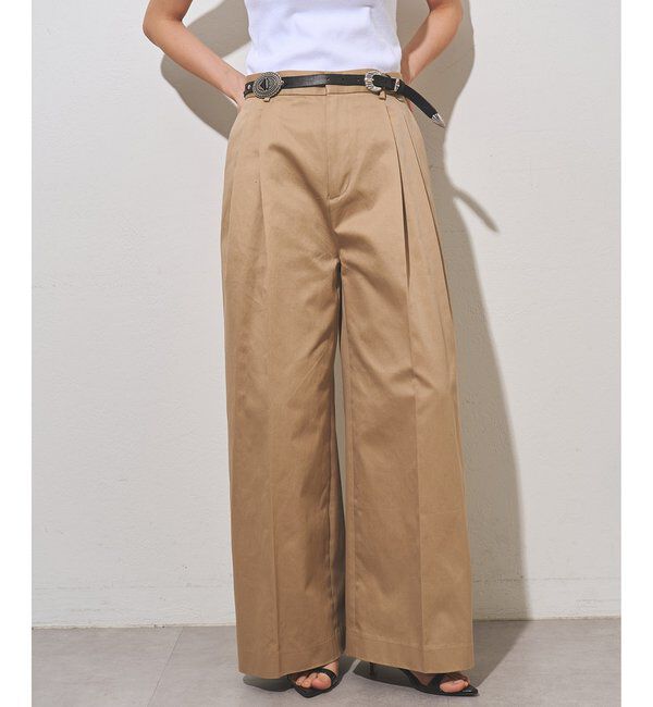  「TWILLタックパンツ」|その他|