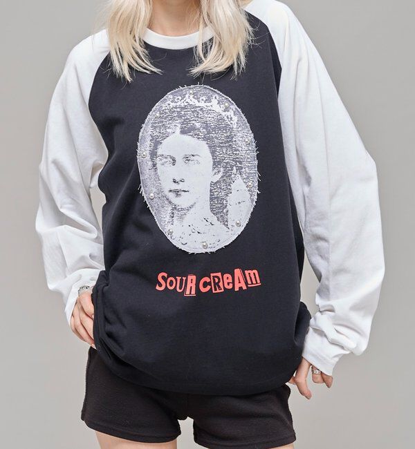 「【Sourcream】VenusラグランL/STEE」|Tシャツ・カットソー|