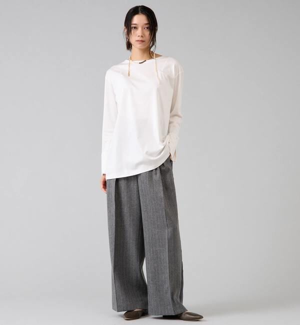 Liesse「袖口カフスカットソー」|Tシャツ・カットソー|