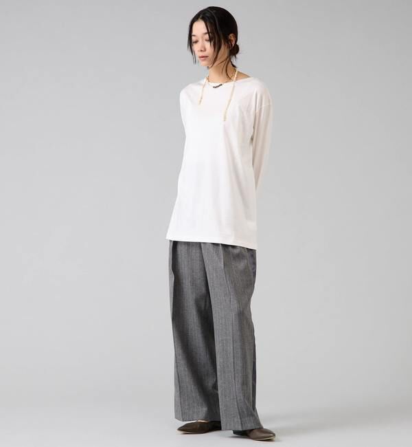 Liesse「袖口カフスカットソー」|Tシャツ・カットソー|