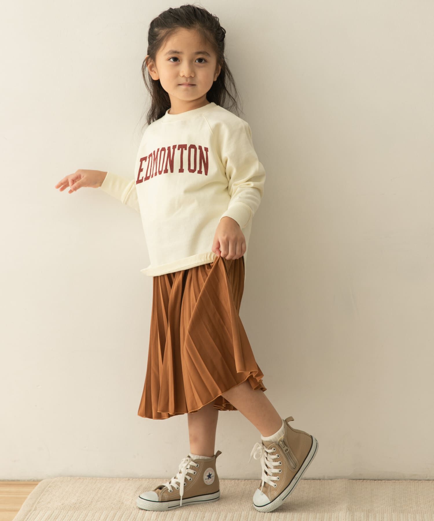 URBAN RESEARCH DOORS「『親子リンク』ランダムプリーツスカート(KIDS)」|その他|