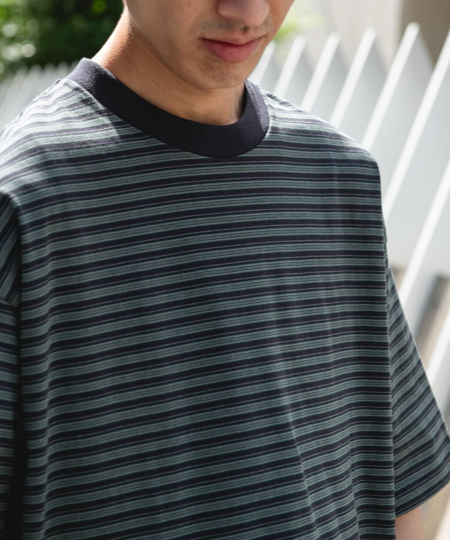 URBAN RESEARCH DOORS「OUTDOOREXCHANGE ボーダーTシャツ」|Tシャツ・カットソー|