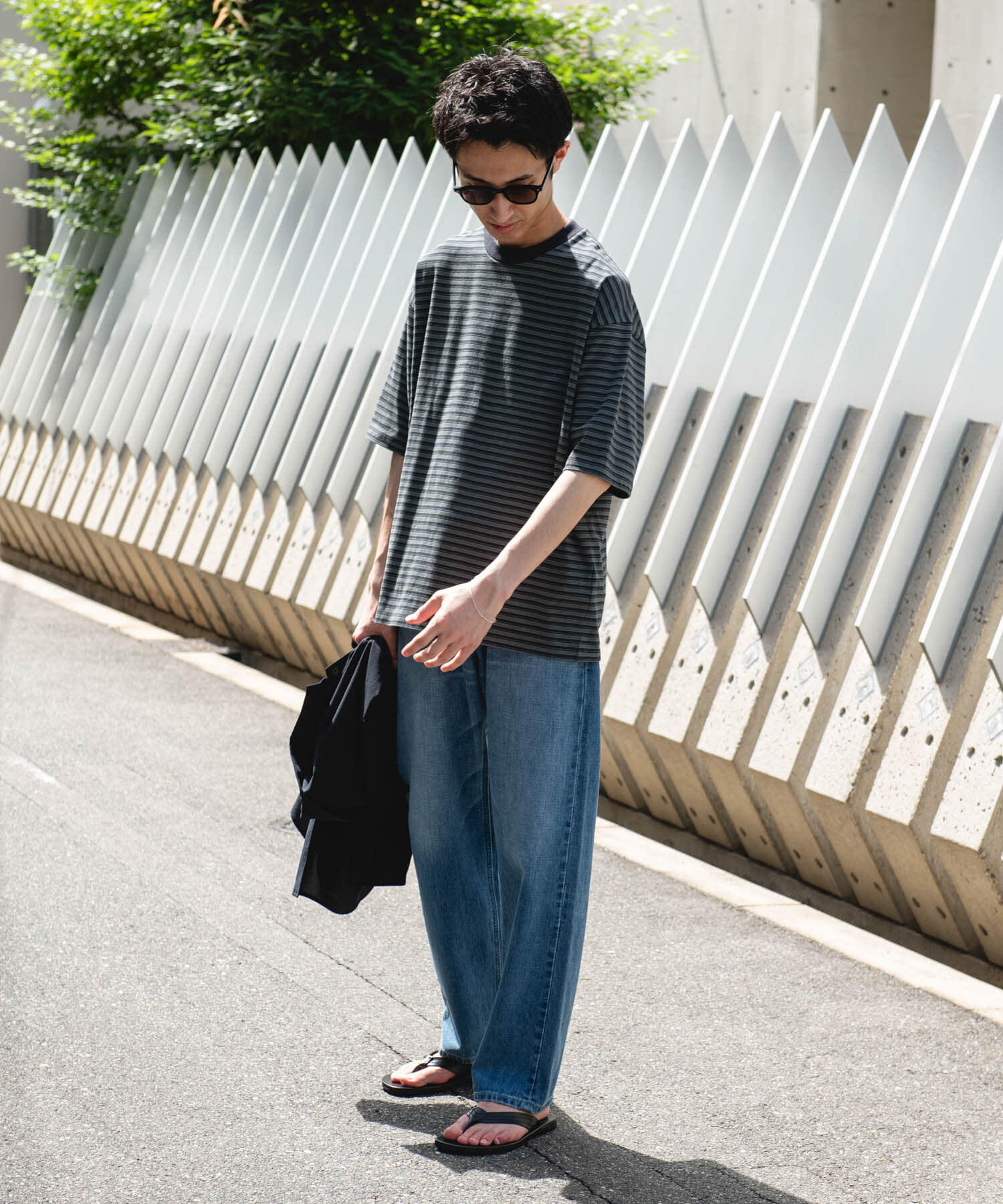 URBAN RESEARCH DOORS「OUTDOOREXCHANGE ボーダーTシャツ」|Tシャツ・カットソー|